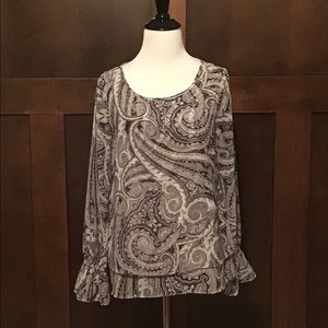White House Black Market Blouse Size 4
